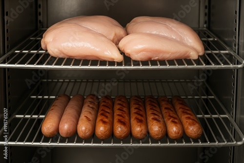 Delicious grilled chicken hot dogs indoor backyard bbq photography capturing culinary joy