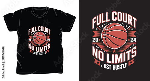 basketball graphic vector art t-shirt design print template