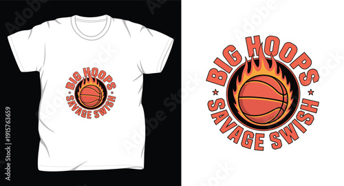 basketball graphic vector art t-shirt design print template