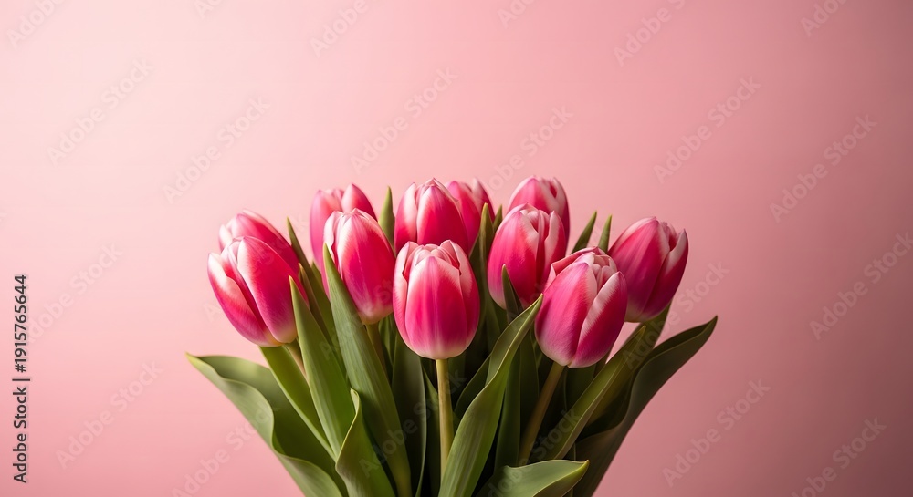 Fototapeta premium Celebrating international mother's day with love and flowers