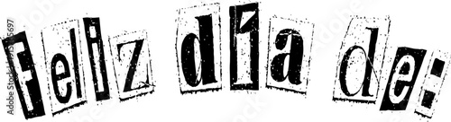 Texto gráfico  Feliz día
