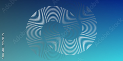 Blue-green gradient studio room, abstract background pattern, walls and floor reflect neon lights, dark tones and feel speed of digital technology connected blue-green background. Future technology.