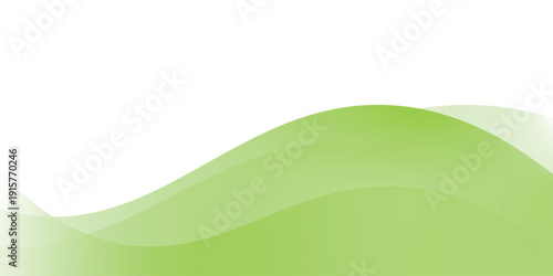 green  footer separator, modern divider shape vector illustration