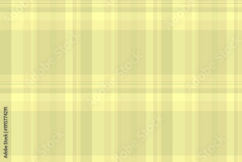 International seamless vector tartan, pure texture background plaid. Harvest fabric pattern textile check in yellow color.