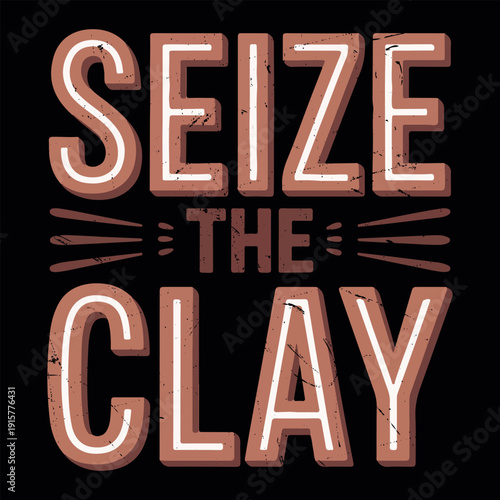 Funny Clay Artist Vintage Pottery T-shirt Design