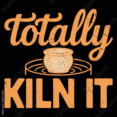 Funny Clay Artist Vintage Pottery T-shirt Design