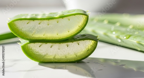 Wallpaper Mural Aloe Vera Slices Freshness Natural Healing Torontodigital.ca