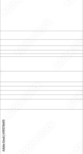 Modern architectural wall paneling and fluted column profile featuring vertical groove textures in front elevation view