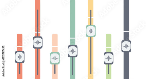 Colorful Smartwatch Bands with Modern Designs and Interchangeable Straps.