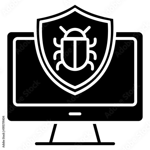 Antivirus Glyph Icon