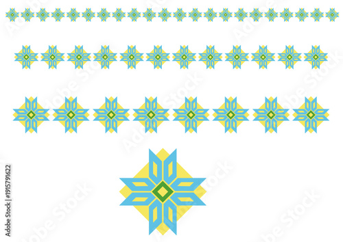 Motivi decorativi di tappeti, cornici.