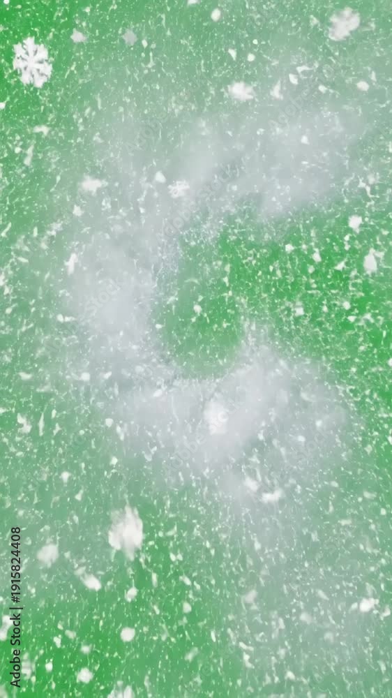 Snow Distorted Backgrounds Green Screen visual effects vfx heavy snow blizzard storm on 3d ...