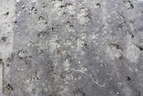 Canvastavla Close-up angle images of the surface of a dark store with small unevenness and s