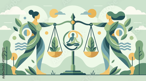 Balancing nature and harmony with justice and serenity