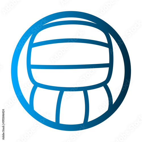Volleyball icon design template