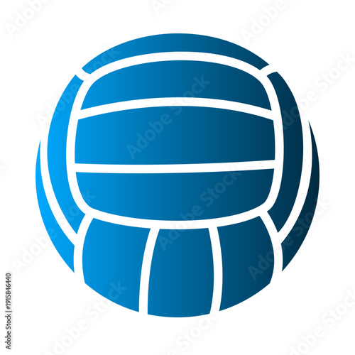 Volleyball icon design template
