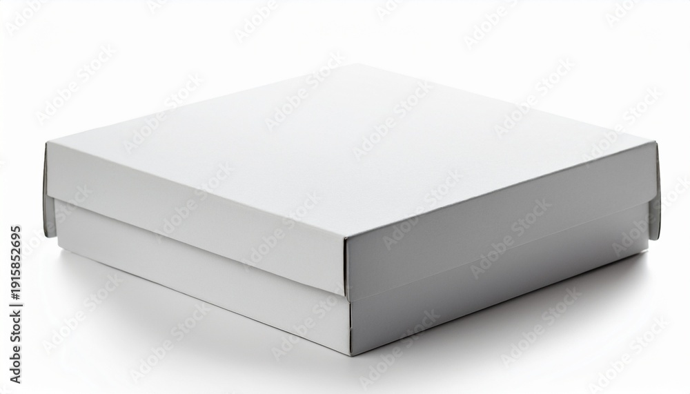 Fototapeta premium Empty White Box On White Background 1
