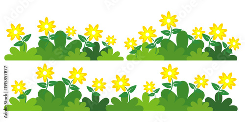 green grass illustration, sustainable grass nature, grass design in flat style	
