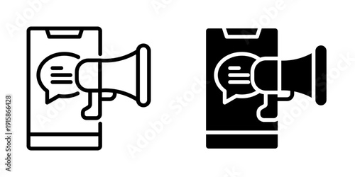 digital marketing icon, element icon for content marketing, Design Branding, Print, and Digital Media