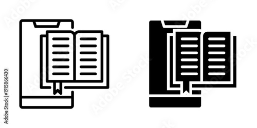 manual book icon, element icon for content marketing, Design Branding, Print, and Digital Media