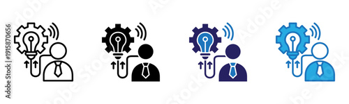 Smart Icon Multi Style Vector Illustration