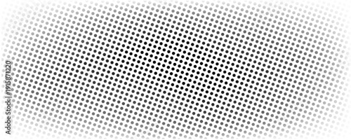 Dotted halftone gradient texture. Fading polka dot background. Repeated dots gradation pattern background. Black vanishing comic pop art overlay backdrop. Halftone raster effect wallpaper.