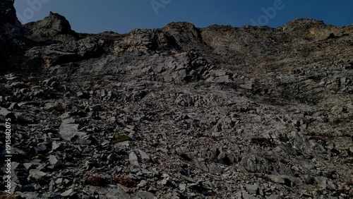 The rout to the summit of Gap Mountain in Kananaskis