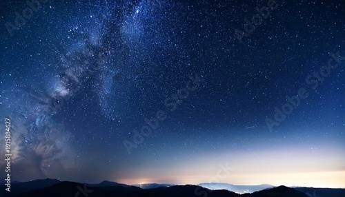 Starry Night Sky Background