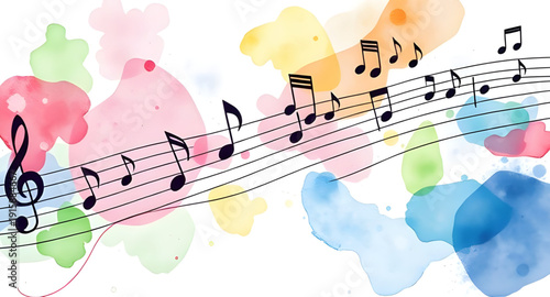 abstract, music, background, notes, melody, rhythm, sound, harmony, musical, art, design, creative, colorful, waves, motion, dynamic, tempo, beat, audio, song, tune, composition, staff, clef, symbol, 