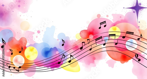 abstract, music, background, notes, melody, rhythm, sound, harmony, musical, art, design, creative, colorful, vibrant, waves, flow, motion, dynamic, tempo, beat, audio, song, tune, composition, staff,