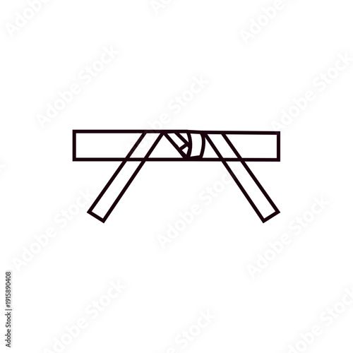 karate belt icon