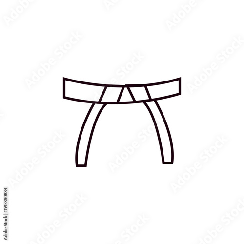 karate belt icon