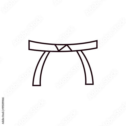 karate belt icon