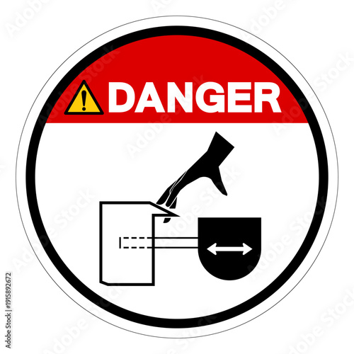 Danger Sampling Cup Symbol Sign,Vector Illustration, Isolated On White Background Label.EPS10