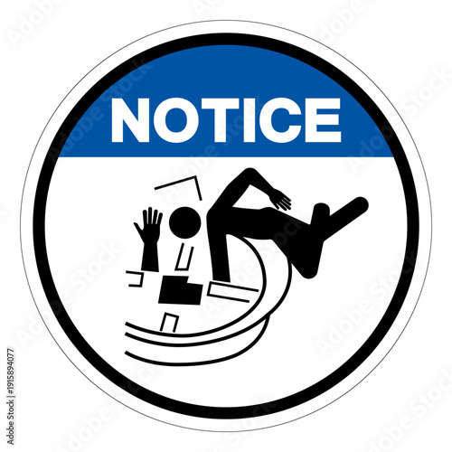 Notice Body Mixer Symbol Sign,Vector Illustration, Isolated On White Background Label.EPS10