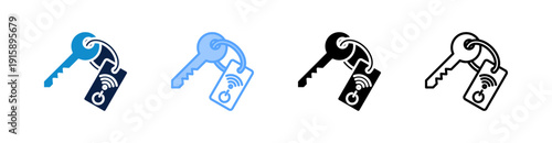 Smart Key Multiple Style Icon Set Collection 