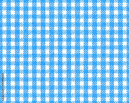 A vibrant blue and white checkered pattern filling the entire frame