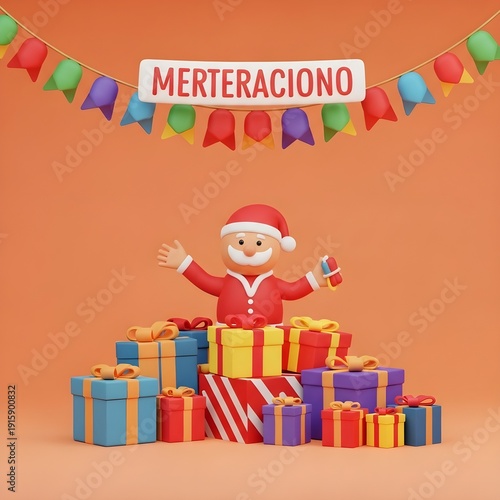 happy birthday boy with gift boxes