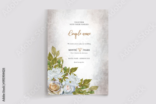 Save the date wedding invitation templates