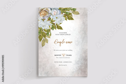 Save the date wedding invitation templates