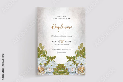 Save the date wedding invitation templates