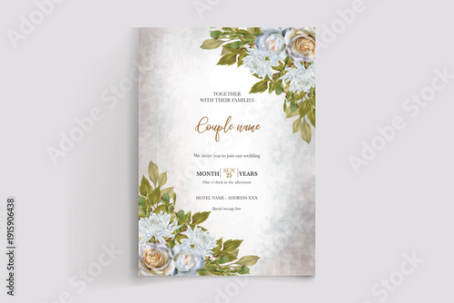 Save the date wedding invitation templates