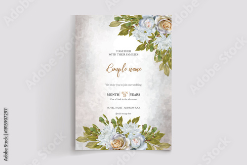 Save the date wedding invitation templates