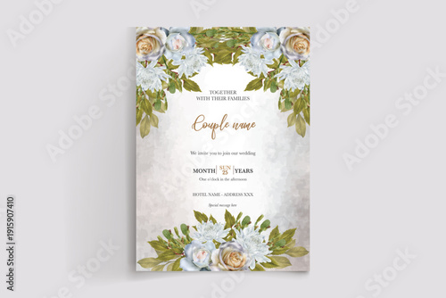 Save the date wedding invitation templates