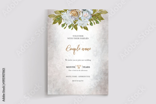 Save the date wedding invitation templates