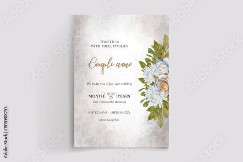 Save the date wedding invitation templates