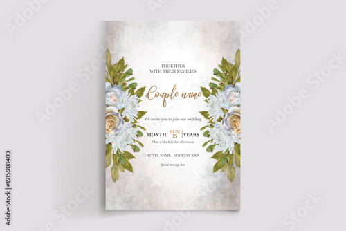 Save the date wedding invitation templates