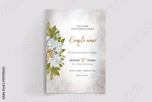 Save the date wedding invitation templates