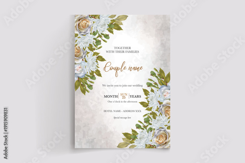 Save the date wedding invitation templates