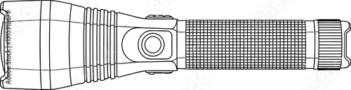 Detailed technical drawing of a mechanical component with grid pattern